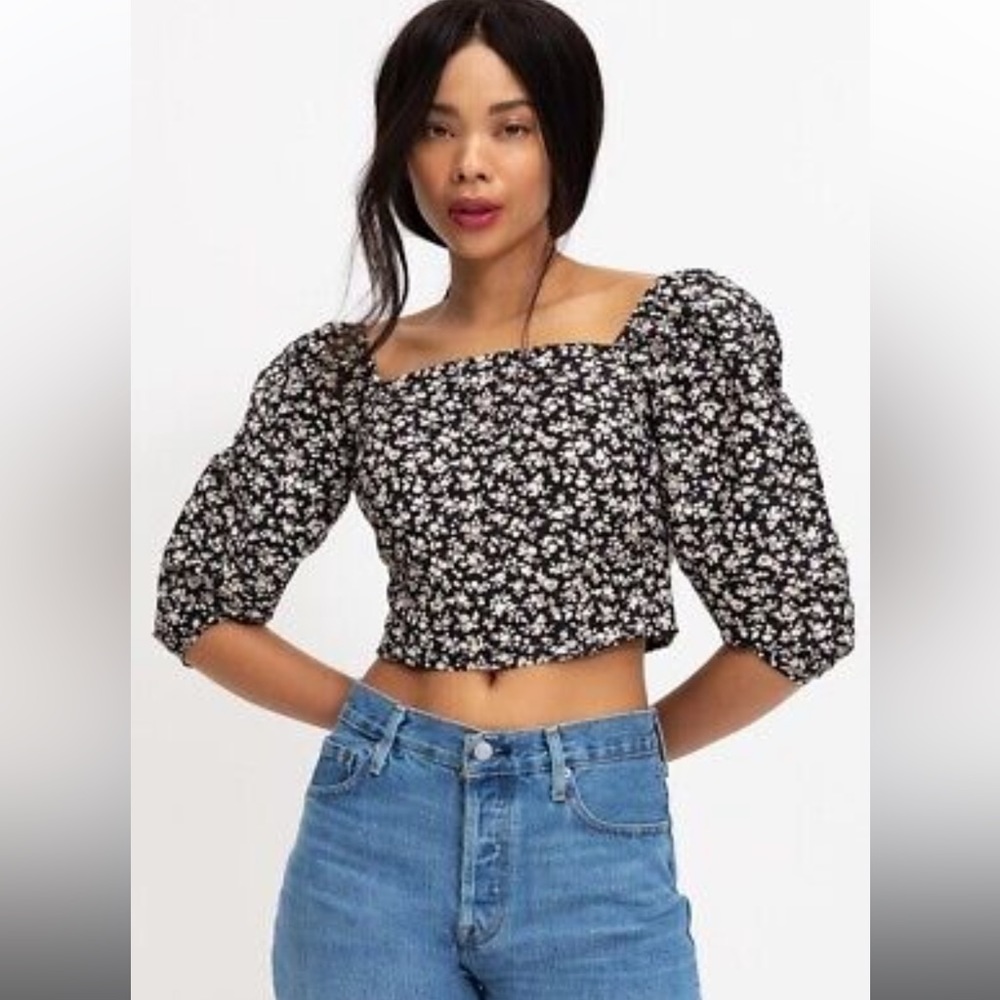 Levi’s - Yvie Long Puff Sleeve Blouse